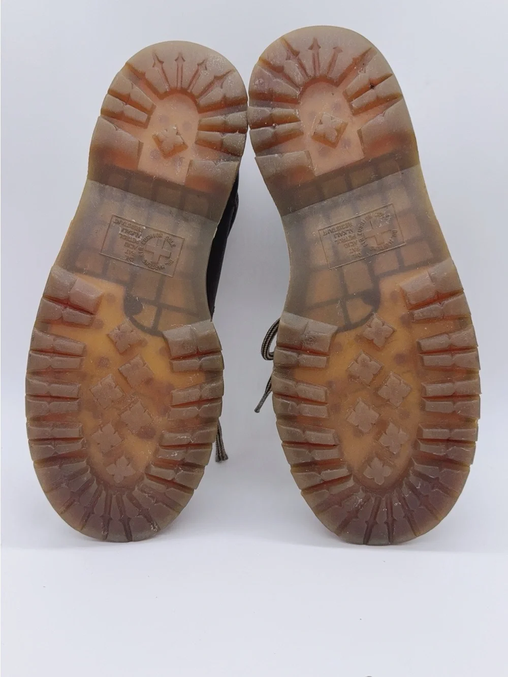 Dr. Martens 10940 Lace up Chunky Oxford Shoes Tan Brown Leather Mens Size 10